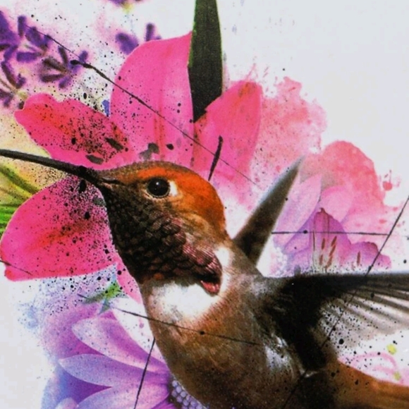 🍉5 for $25* 7" Hummingbird Temporary Tattoo - Picture 3 of 4